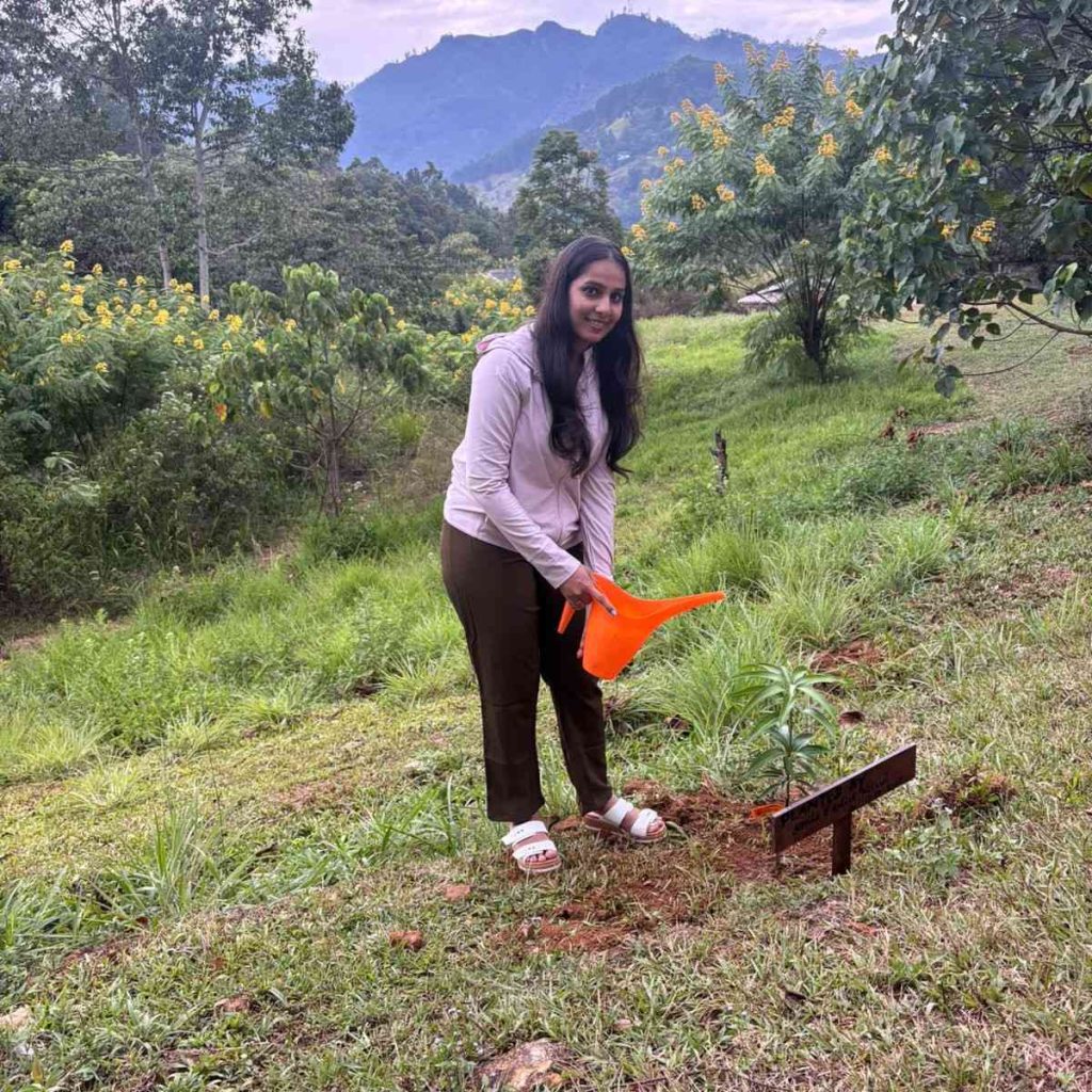 Globeenjoy eco tours Sri Lanka tree planting