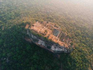 Sigiriya Rock Fortress in Sri Lanka, an ancient UNESCO World Heritage Site and top tourist attraction
